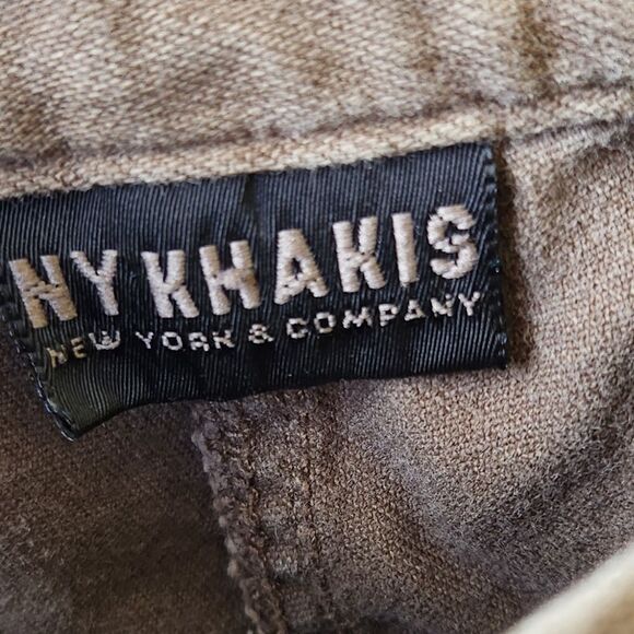 Ny khakis brown  pants size 6 - Picture 3 of 5